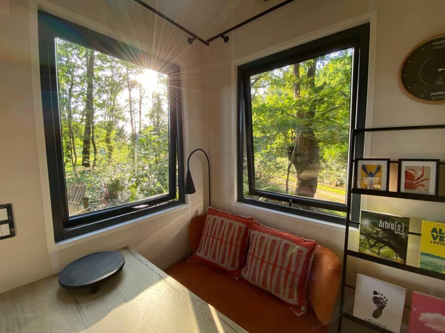 Tiny House Sur Terrain Boise A 10 Mn De La Mer Férel Zewnętrze zdjęcie